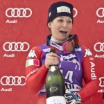 Ferrari triumphs at the Ski World Cup in Cortina