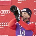 Ferrari triumphs at the Ski World Cup in Cortina