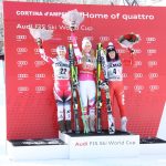 The American skier, Lindsey Vonn, Goes Big at Cortina