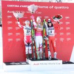 The American skier, Lindsey Vonn, Goes Big at Cortina