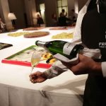 Brindisi Ferrari Trentodoc per il vernissage “Dinner in Ten” ideato dal maestro Bob Krieger