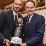 I calciatori dell'anno festeggiano con Ferrari Trentodoc