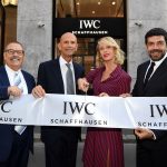 Bollicine Ferrari per inaugurare la boutique  milanese di IWC Schaffhausen