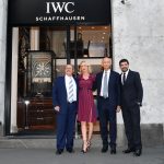 Bollicine Ferrari per inaugurare la boutique  milanese di IWC Schaffhausen