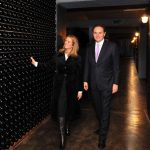 Kerry Kennedy in visita alle Cantine Ferrari