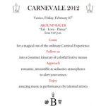 Still more sparkling with Ferrari: Venice Carnival at the Bauer Hotel