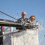 Accompagnato dalle bollicine Ferrari il varo della nuova fantastica Luna Rossa