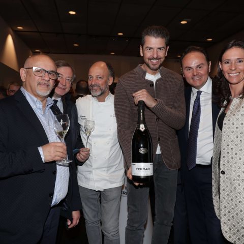 Claudio Sadler, Moreno Cedroni, Andrea Berton, Matteo Lunelli, Camilla Lunelli