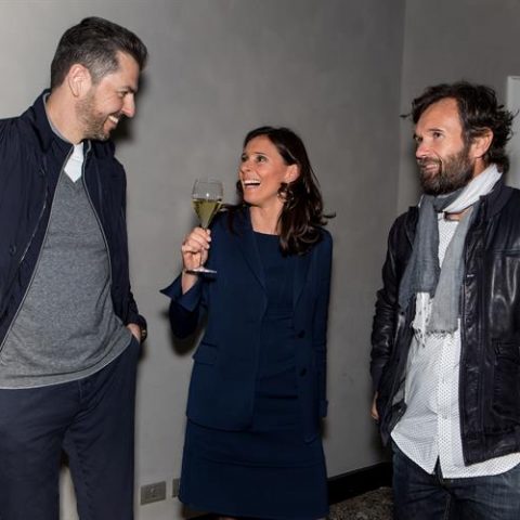 Chef Andrea Berton, Camilla Lunelli e chef Carlo Cracco