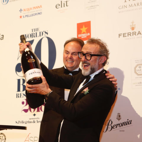 Matteo Lunelli and Massimo Bottura