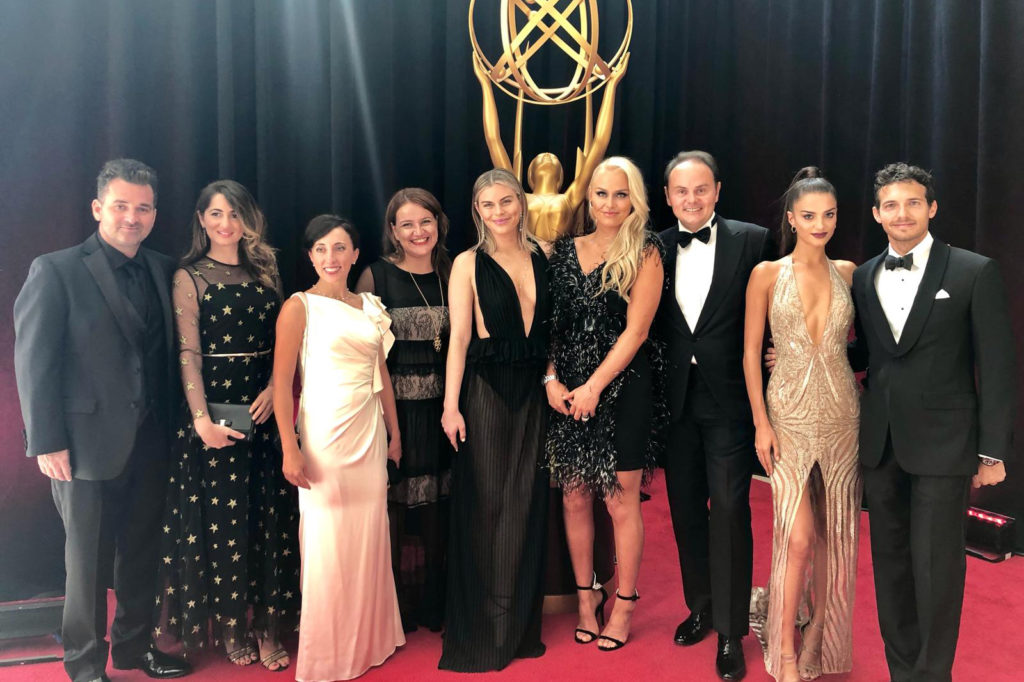 Gli ospiti di Ferrari Trento sul red carpet degli Emmy Awards