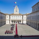 Toasting with Ferrari for the visit of the Chinese President Xi Jinping to Quirinale