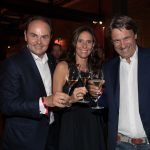 Matteo e Camilla Lunelli con Nicola Porro