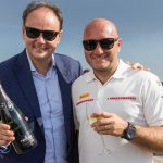 Ferrari Maximum Blanc de Blancs für die Enthullung von Luna Rossa