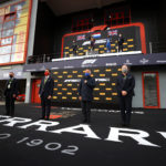 The first podium for Ferrari Trento at Imola as the official sparkling wine of Formula 1®