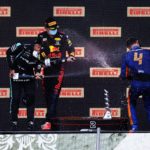 The first podium for Ferrari Trento at Imola as the official sparkling wine of Formula 1®