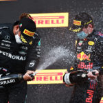 The first podium for Ferrari Trento at Imola as the official sparkling wine of Formula 1®