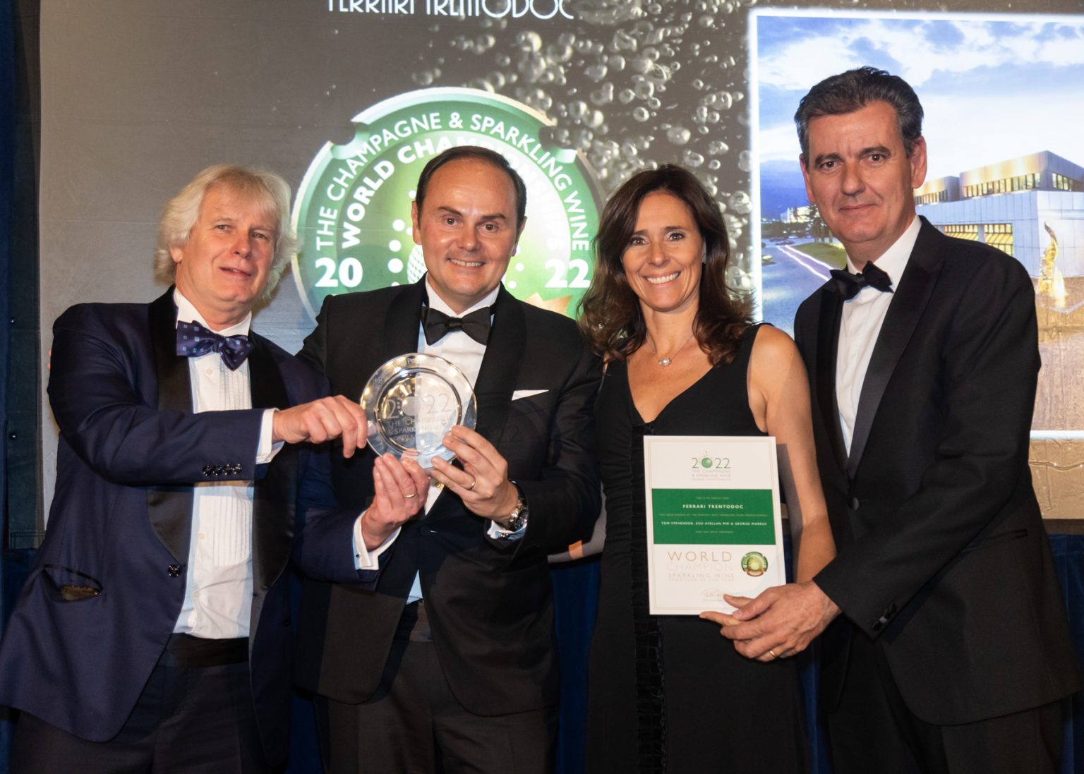 Ferrari Trento Produzent des Jahres bei der Preisverleihung der The