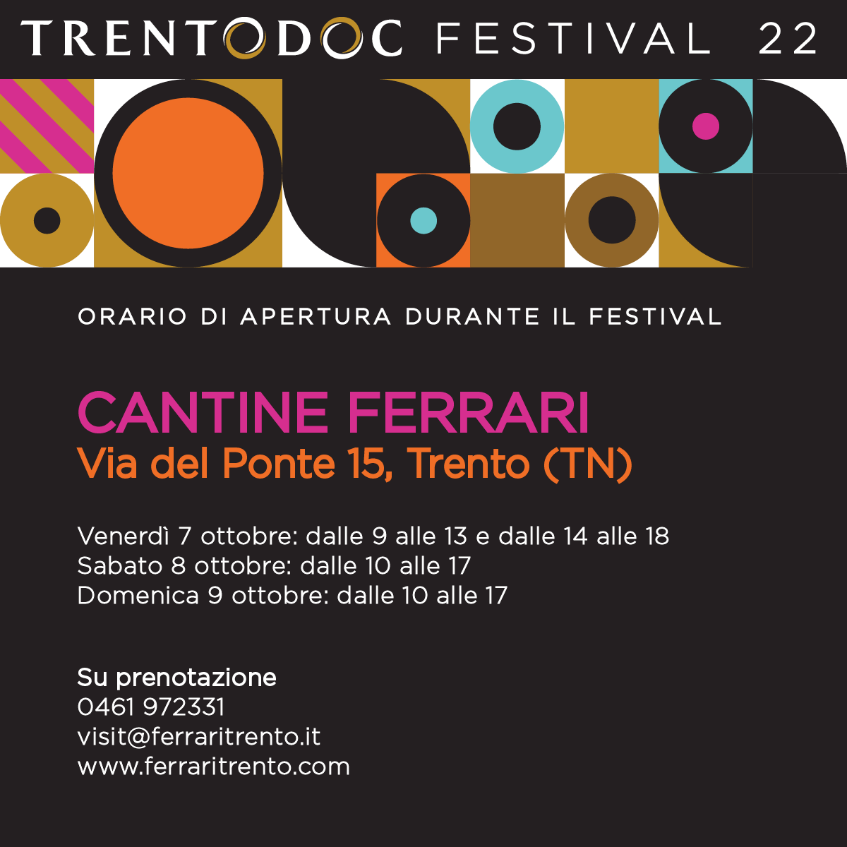 Ferrari Trento tra i protagonisti della prima edizione del Festival Trentodoc