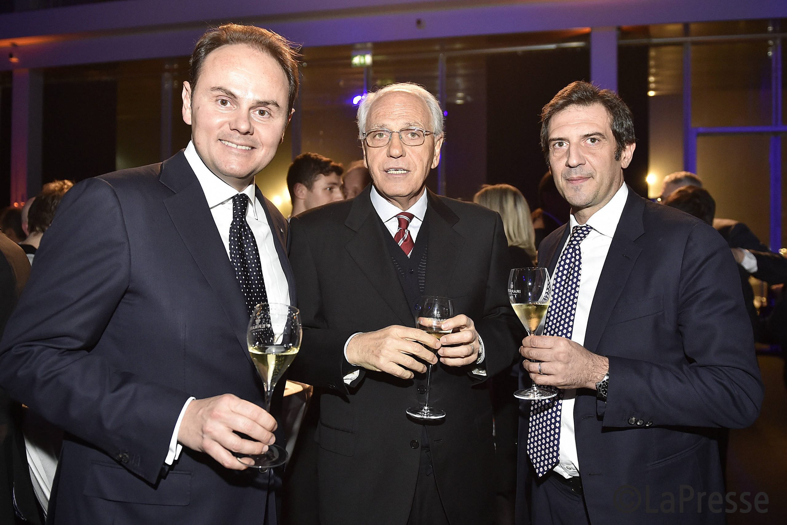 Un brindisi natalizio suggella la partnership  fra Juventus e Cantine Ferrari
