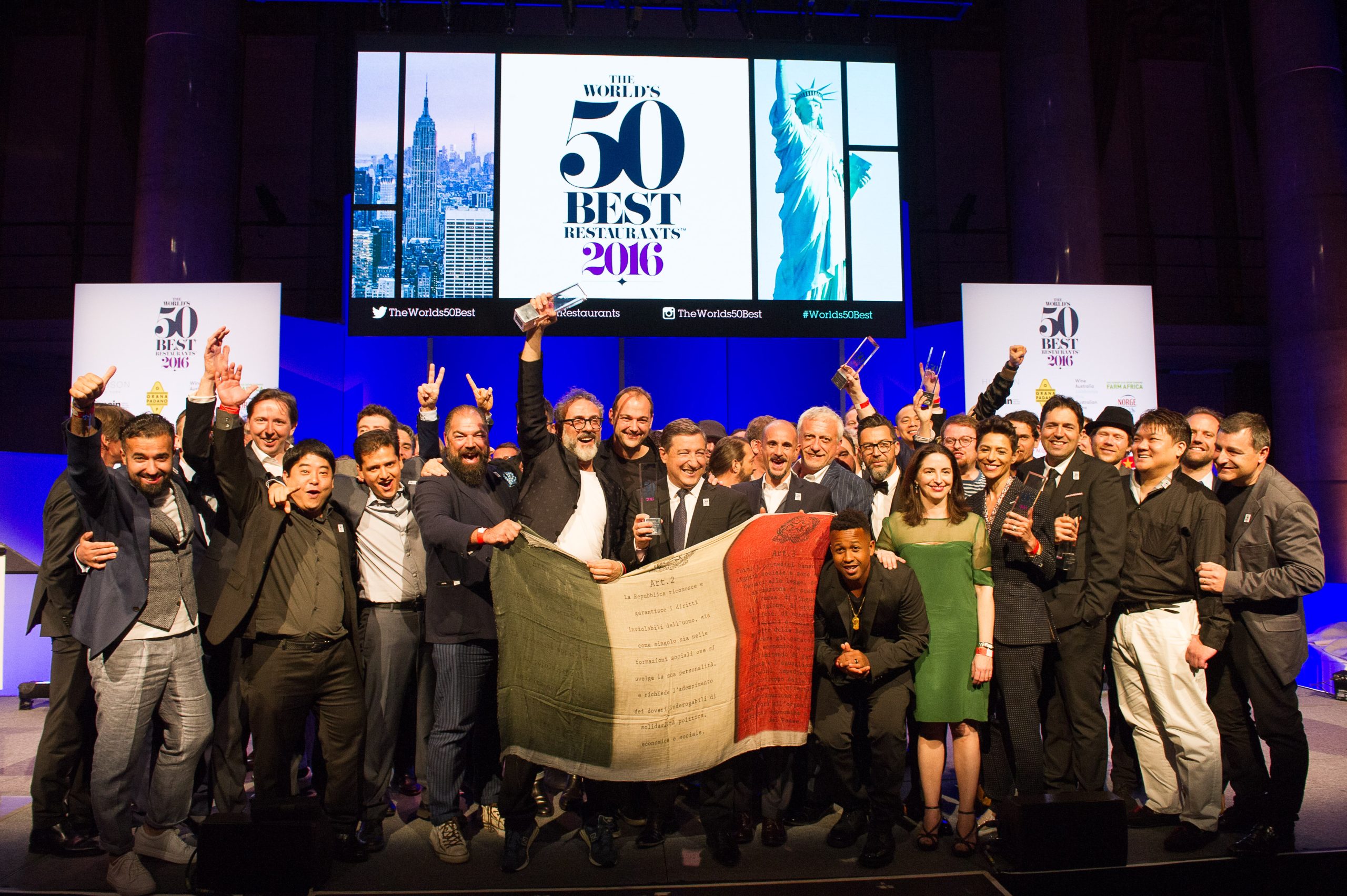 L'Italia trionfa a The World's 50 Best Restaurants