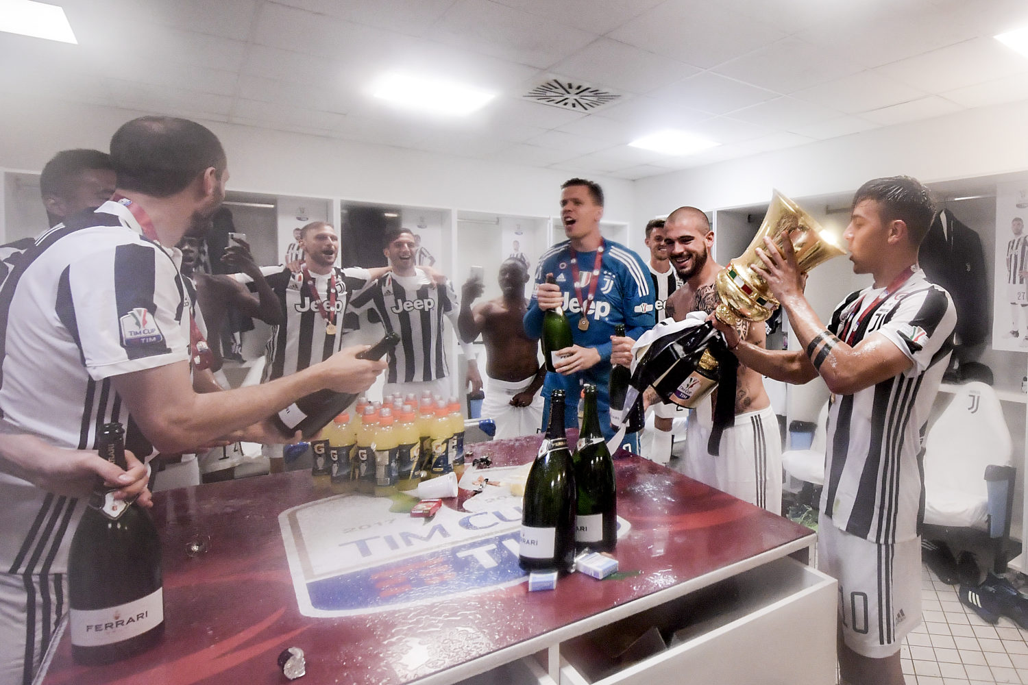 La Juventus festeggia con Ferrari Trentodoc  il settimo scudetto consecutivo