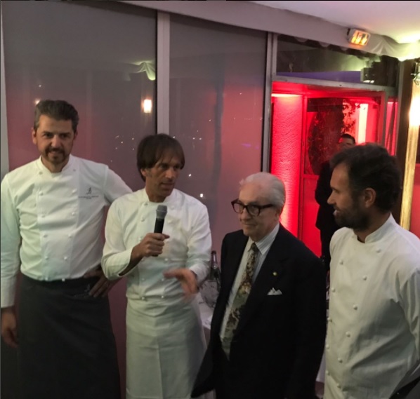 Bollicine Ferrari a Cannes per celebrare il Maestro Marchesi