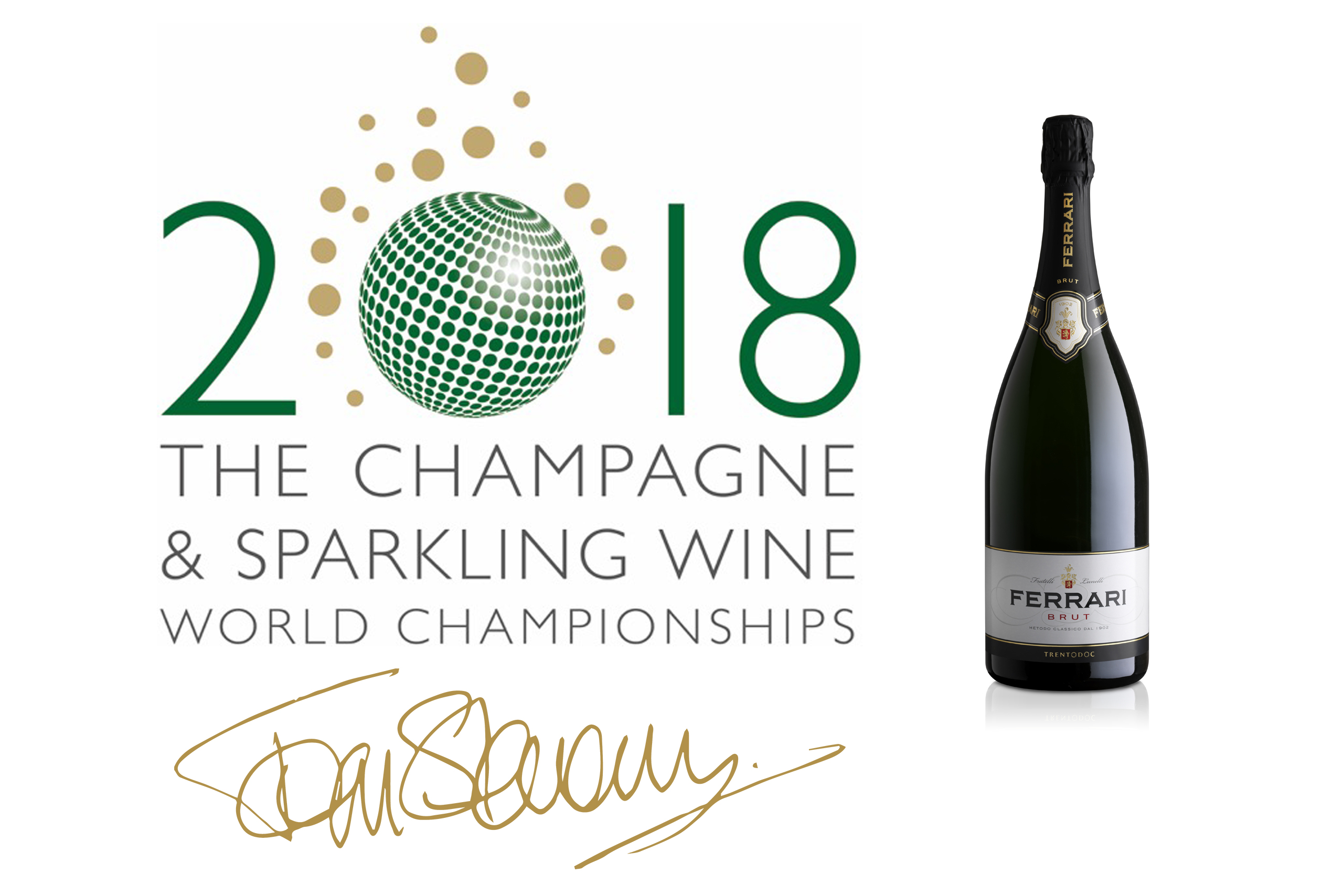 Ferrari conquista nove medaglie d’oro al The Champagne & Sparkling Wine World Championships 2018