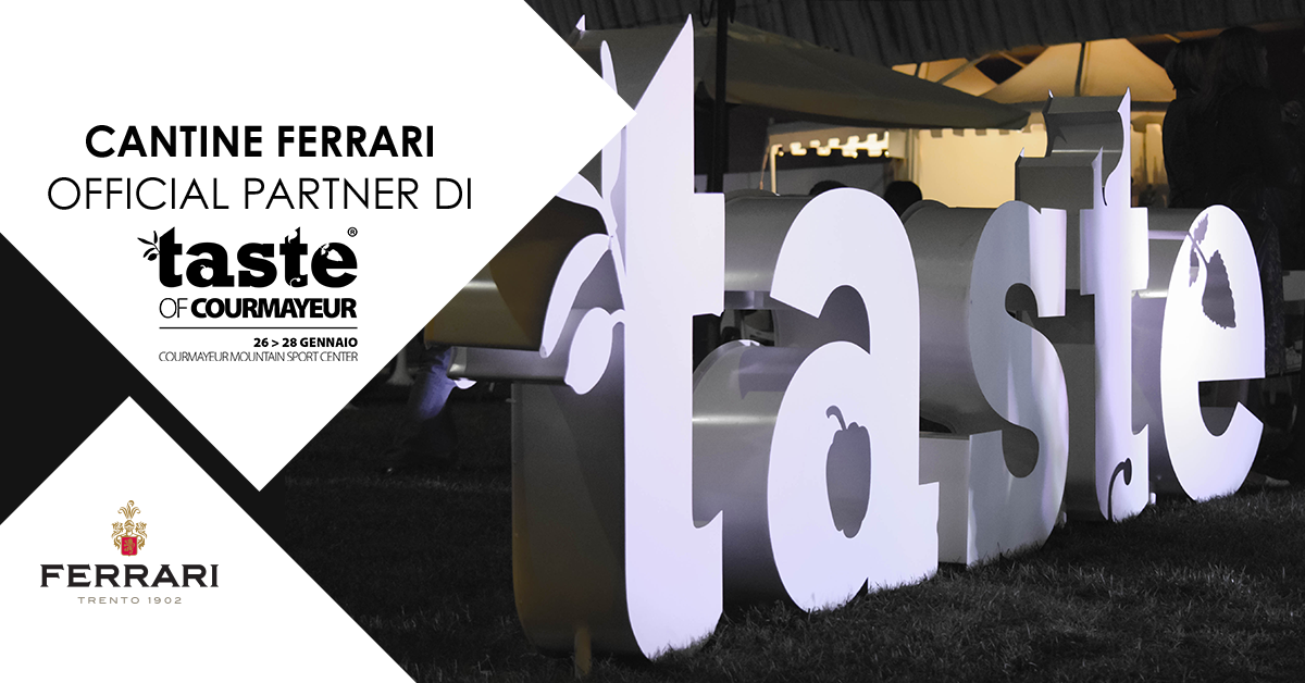 Ferrari Trento Sparkling Partner di Taste of Courmayeur