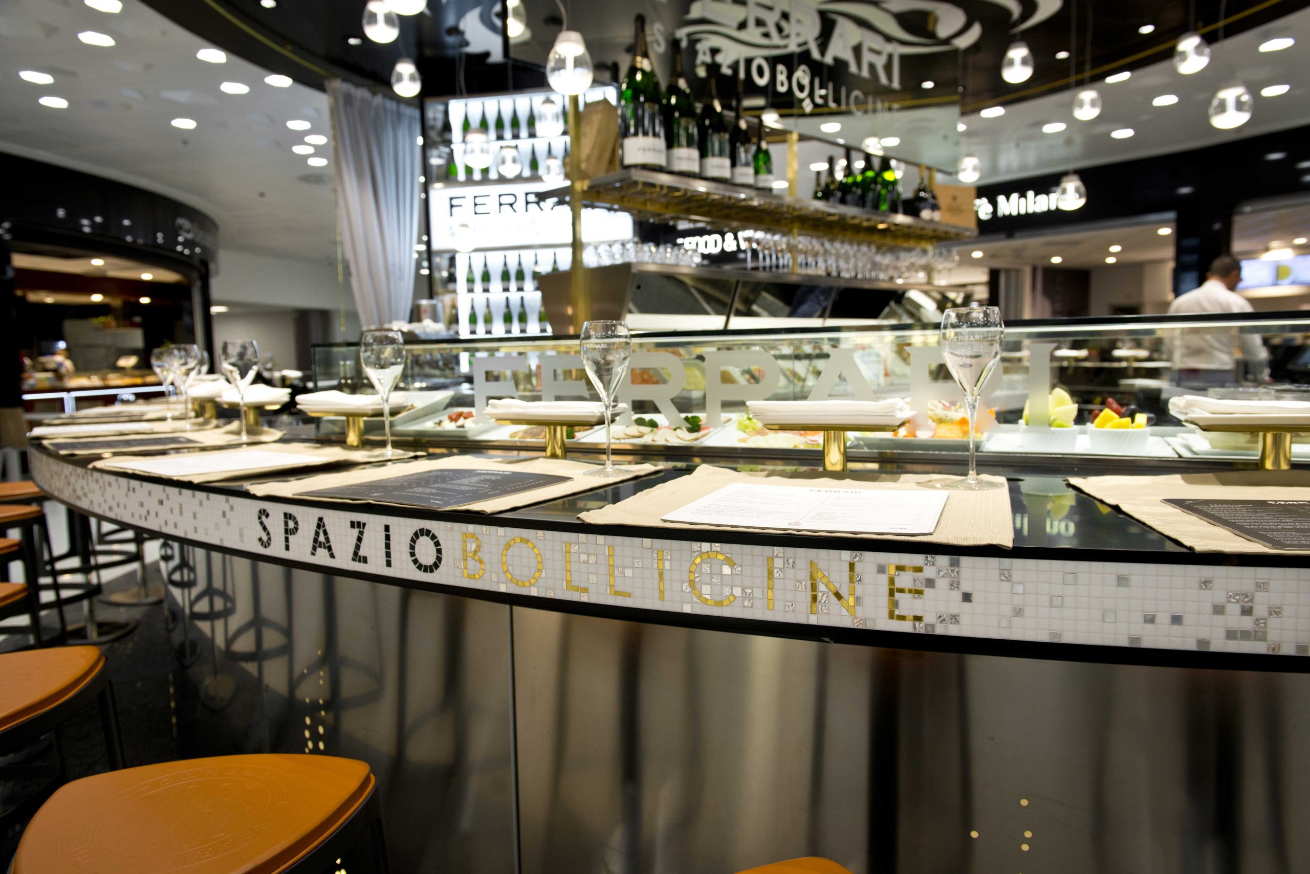 I Ferrari Spazio Bollicine premiati come “Airport Wine Bar of the Year” ai FAB Awards 2017