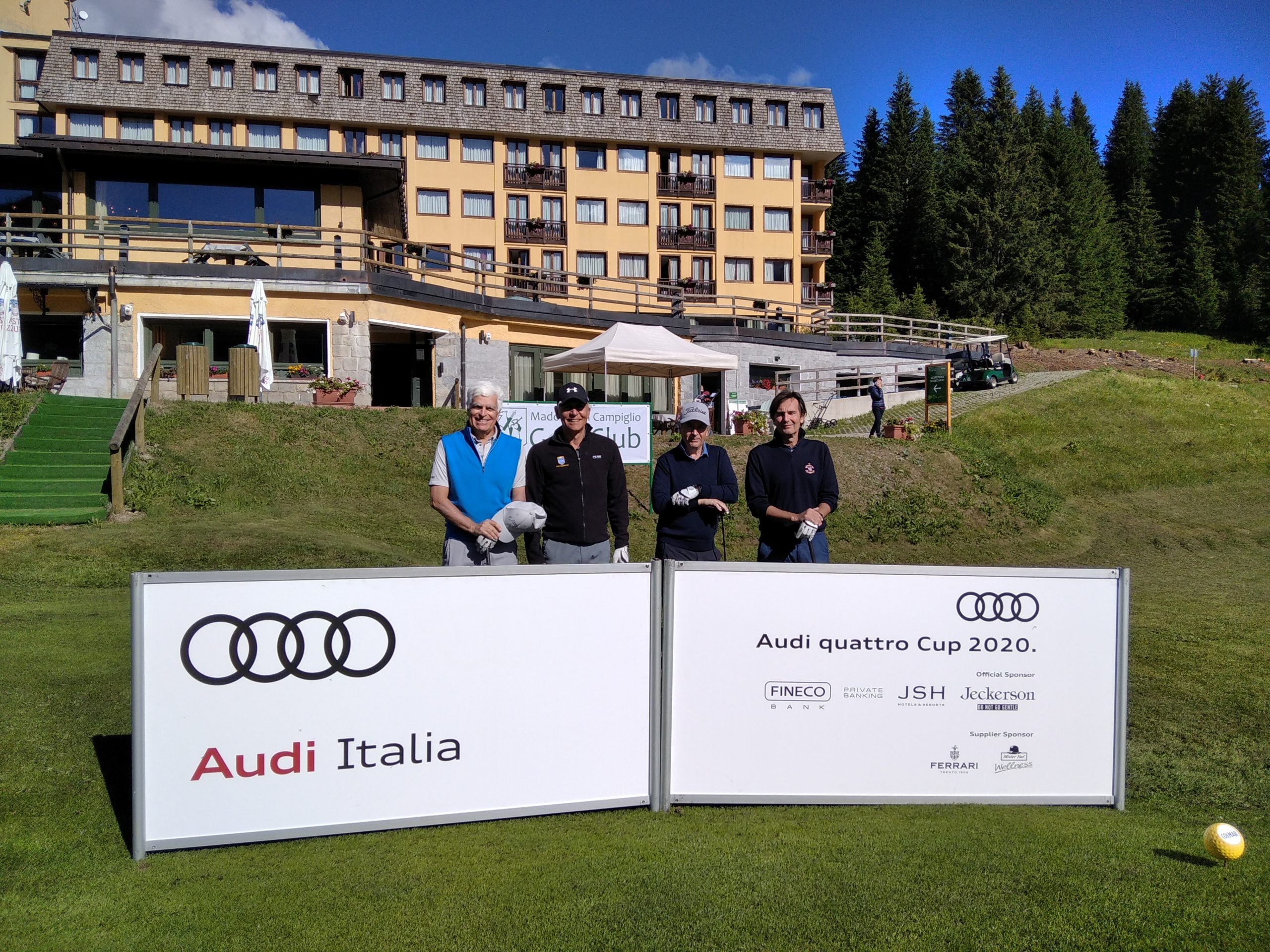 Bollicine Ferrari brindisi ufficiale di Audi quattro Cup Italia 2020