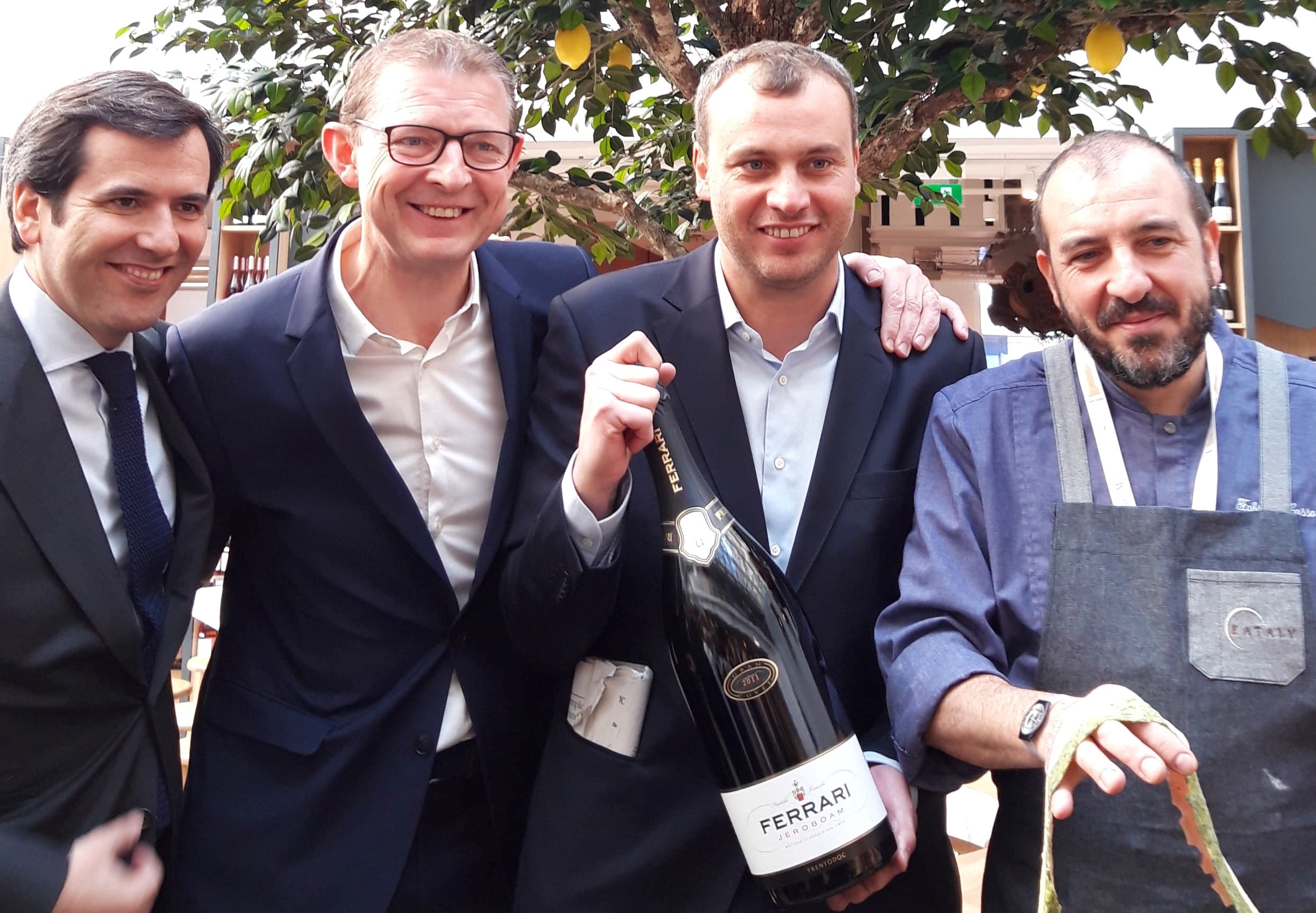 Grande brindisi Ferrari nel cuore di Parigi per l’apertura di Eataly