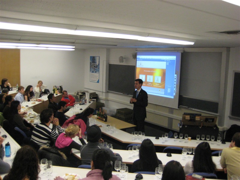Marcello Lunelli lectures at Columbia University in New York