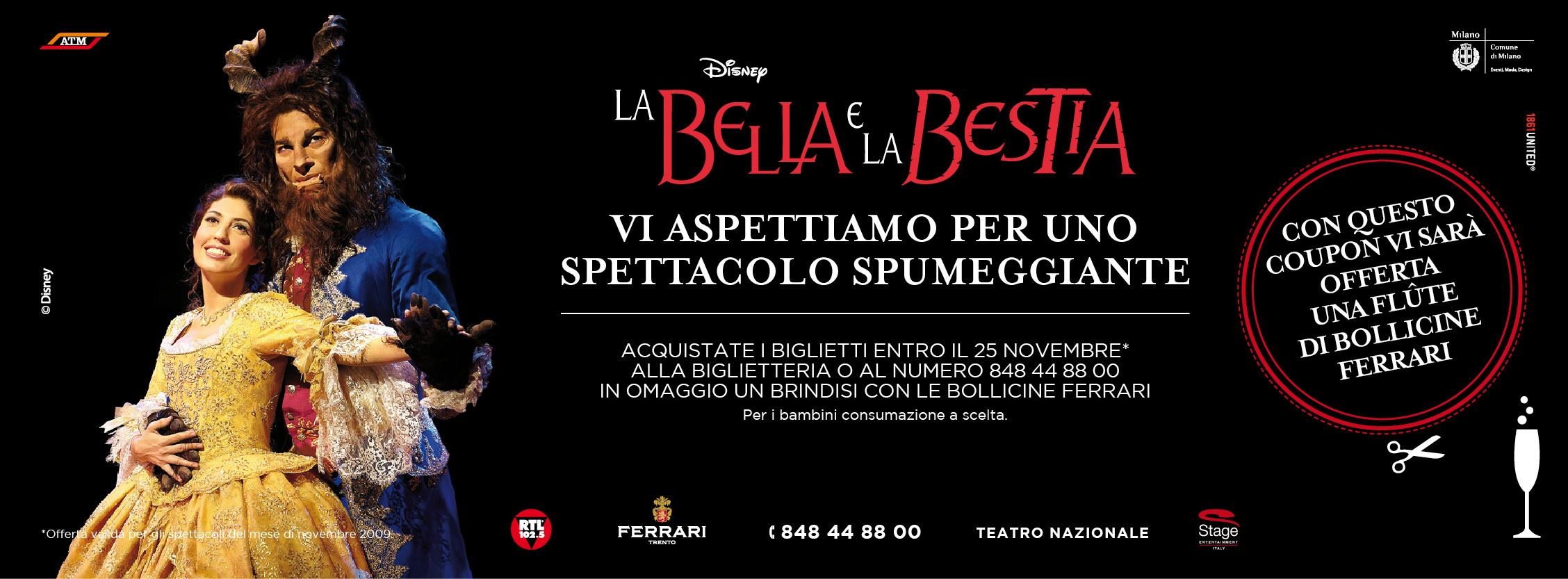 Ferrari brinda a “La Bella e la Bestia”