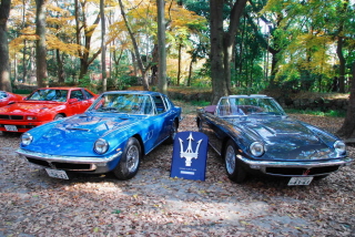 Toasts with only Ferrari at the Maserati Day in Japan
