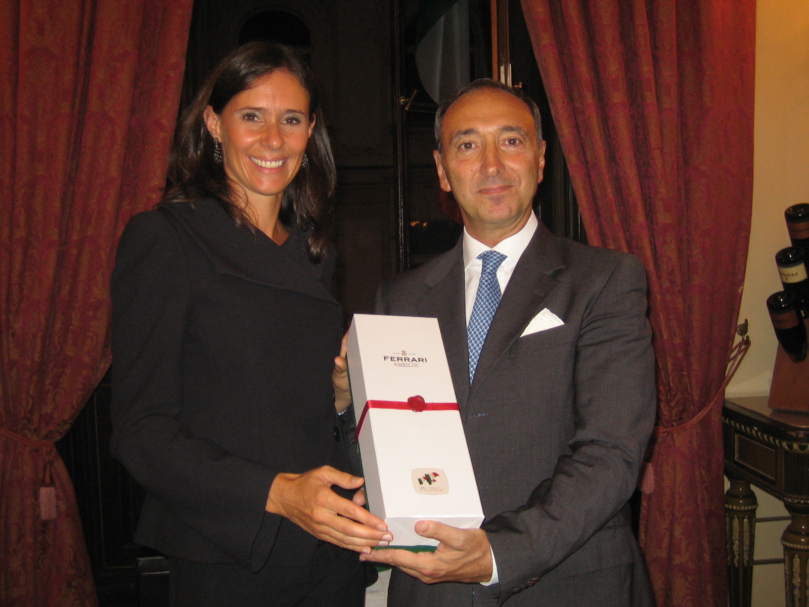 Le bollicine Ferrari protagoniste di una serata tutta per loro nell?Ambasciata Italiana di Praga