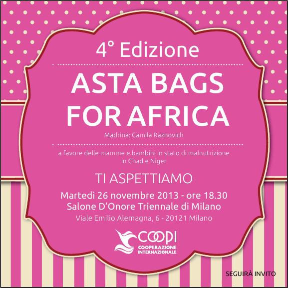 Anche Ferrari alla beneficenza per ?Bags for Africa? alla Triennale