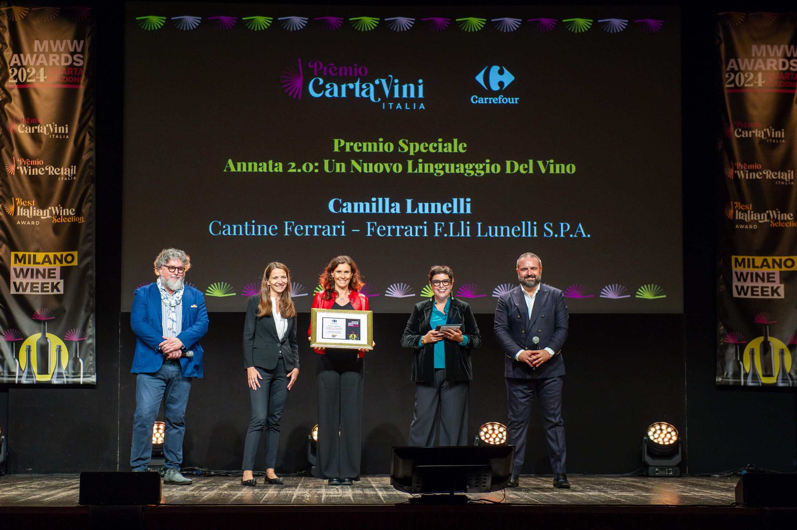 Ferrari Trento alla Milano Wine Week 2024 vince il Premio Speciale Carrefour “Annata 2.0: Un nuovo Linguaggio del Vino”