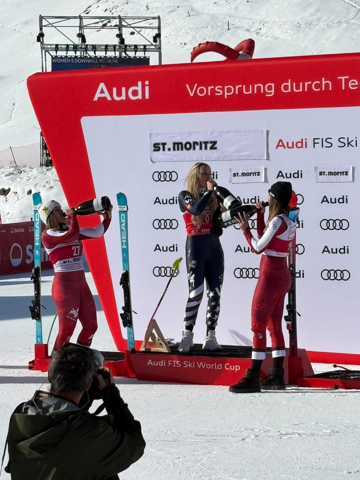 <strong>Ferrari Trento è il brindisi ufficiale della Coppa del Mondo femminile Audi FIS a St. Moritz</strong>