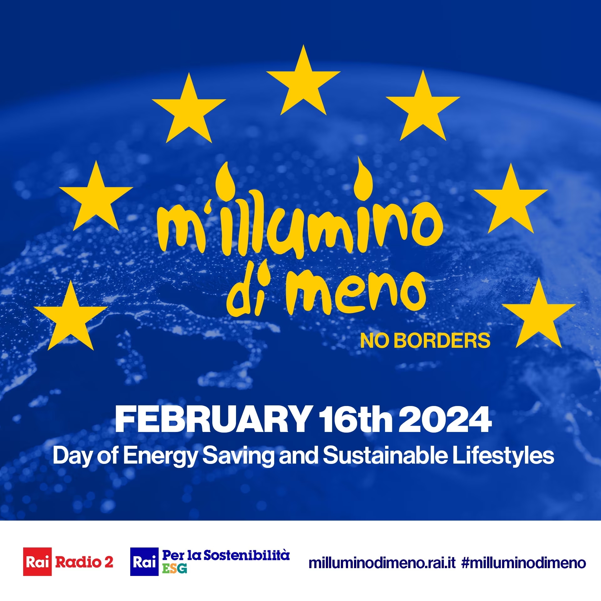 <strong> Luci spente il 16 febbraio per “M’illumino di meno”</strong>